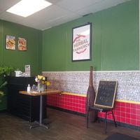 Signage inside at The Herbal Farmercy in Greenville