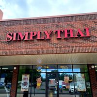 Exterior of building at Simply Thai in Fort Collins