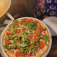 Large thin crust Vegan Works pizza at Pizza Heaven Bistro in Phoenix