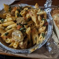 Chipotle Alfredo with Focaccia at Pizza Heaven Bistro in Phoenix