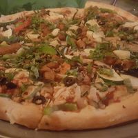 The Vegetarian with Soy Sausage at Pizza Heaven Bistro in Phoenix