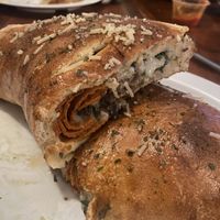 Inside of the calzone  at Pizza Heaven Bistro in Phoenix