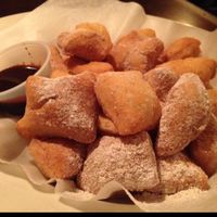 vegan Angel Bites w/ chocolate dipping sauce at Pizza Heaven Bistro in Phoenix