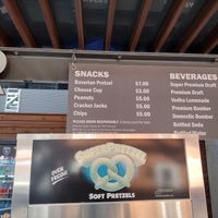 $7 pretzels, $5 peanuts/chips at PayPal Park in San Jose