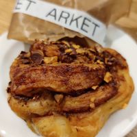 Cinnamon bun at ARKET Café in Stockholm