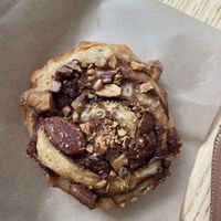 Cinnamon bun  at ARKET Café in Stockholm