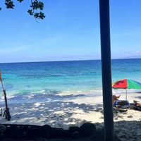 View from seating area   at Erna Warung in Karangasem