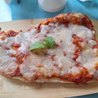 Vegan pizza at Kneading Peace in Malacca