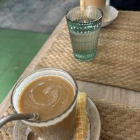 Oat milk coffees  at Kneading Peace in Malacca