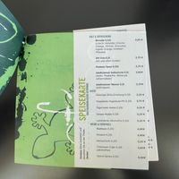 Speise/Getränkekarte  at Café GeQo in Munich
