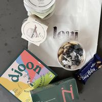 Loui haul 😅✨ the cheese is just so good and I love the sweets. Overnight oats are super rich in flavor  at Loui in Munich
