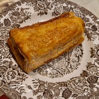 Sausage roll at De Vegan Bakker in Heusden