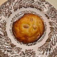 Almond cookie at De Vegan Bakker in Heusden