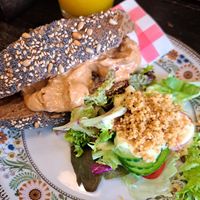 Satay sandwich #Veganuary at De Vegan Bakker in Heusden