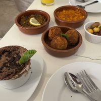 Three small plates with Orange Blossom Cakee  at World Storytelling Cafe in Marrakech