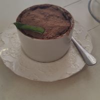 Chocolate cake at World Storytelling Cafe in Marrakech