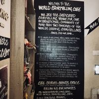   at World Storytelling Cafe in Marrakech