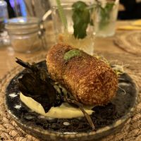 Cauliflower croquette  at El Verde in Genk