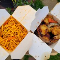 Vegan Sweet 'N' Sour (Regular) and Salt 'N' Pepper Tofu at Wok&Go in Bangor