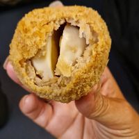 Vegan scotch egg at The Nag's Head in Malvern