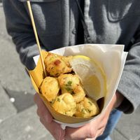   at Friggitoria San Giorgio in Genoa