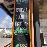 vegan offer at Friggitoria San Giorgio in Genoa