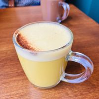 Golden milk  at Thrive in Glossop