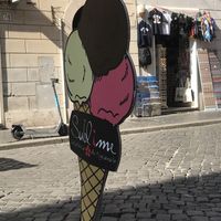 Sign  at Gelateria Sublime in Rome