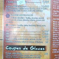 Menu at La Granja dehl Gourmandas in Balazuc