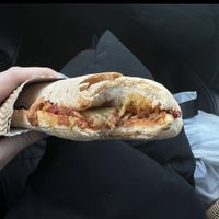 VEGAN BBQ CHICK’N PANINI  at Costa Coffee in Coatbridge