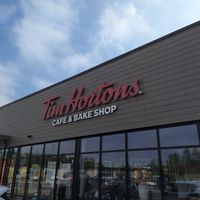 Store front at Tim Hortons in Cumbernauld