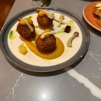 Wild Mushroom Croquet- Delish!! at La Terra in Bath