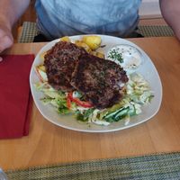 Bean Patties at Hubertusalm in Bad Mitterndorf