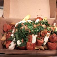 New vegan currywurst special #Veganuary at Frittenwerk - Hbf Mainz in Mainz