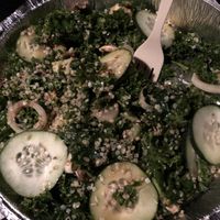 Spicy kale salad at OC - Organic Artisan Eatery & Juice Bar in Massapequa
