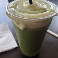 Apple cucumber juice  at OC - Organic Artisan Eatery & Juice Bar in Massapequa