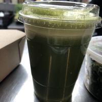 Green juice  at OC - Organic Artisan Eatery & Juice Bar in Massapequa