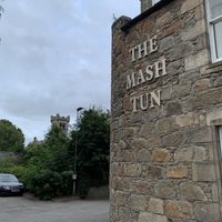 Whisky bar and restaurant with a vegan option for each course, including starters, mains, burgers, and dessert.  at The Mash Tun in Aberlour