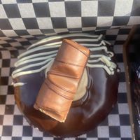 Bueno doughnut (not vegan)  at Hideout Coffee Co in Portsmouth