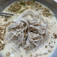 closeup  at Daewon Kalguksu 대원칼국수 in Seoul