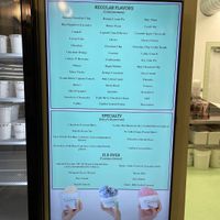Menu at Cotee River Creamery in New Port Richey