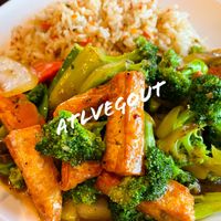 Fried rice with veggies and tofu   at Shan Kishi in Panama City Beach