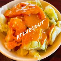 Side salad   at Shan Kishi in Panama City Beach