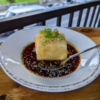 Agedashi tofu. at SUDA Izakaya in Jackson