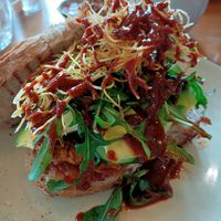 Tempeh avocado sandwich at The Sandwich Bar in Ubud
