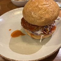 Vegan chicken burger   at The Sandwich Bar in Ubud