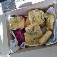 Tofu nuggets  at Vegalution in Colchester