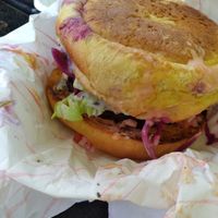 Feta Burger  at Vegalution in Colchester