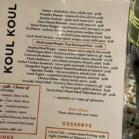 they change their menu pretty often. most of the pictures here are not accurate anymore (13.3.24)  at Cafe Clock in Fes