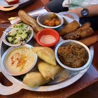 Fes platter  at Cafe Clock in Fes
